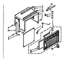 Kenmore 10673051 cabinet parts diagram
