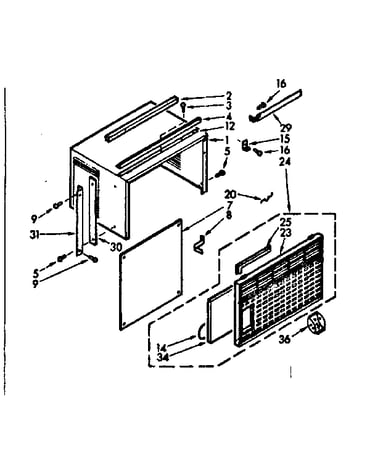 Cabinet parts