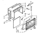 Kenmore 10673052 cabinet parts diagram