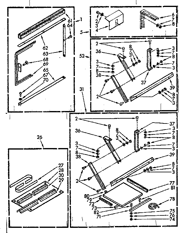 Accessory kit parts