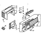 Kenmore 10673150 cabinet parts diagram