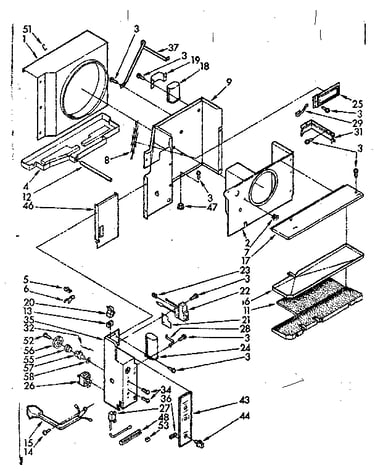 Air flow parts