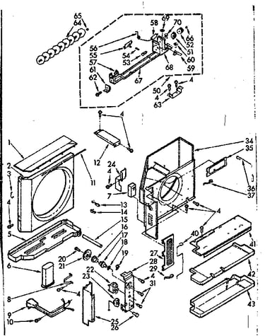 Air flow and control parts