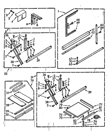 Accessory kit parts