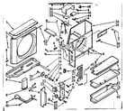 Kenmore 10673780 air flow parts diagram
