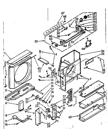 Air flow control parts