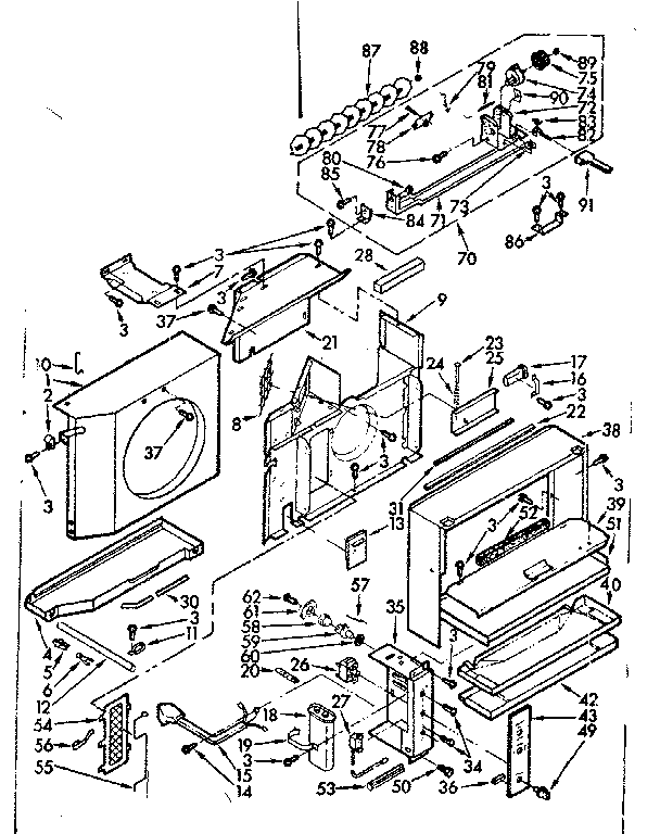 Air flow parts