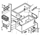 Kenmore 198711640 cabinet parts diagram