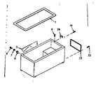 Kenmore 198712190 cabinet parts diagram