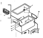 Kenmore 198712610 cabinet parts diagram
