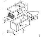 Kenmore 198712621 cabinet parts diagram