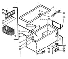 Kenmore 198712641 cabinet parts diagram