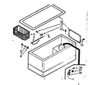 Kenmore 198713210 cabinet parts diagram