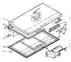 Kenmore 198713420 door parts diagram