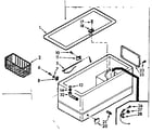 Kenmore 198713420 cabinet parts diagram
