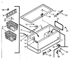 Kenmore 198713440 cabinet parts diagram
