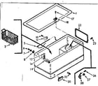 Kenmore 198713620 cabinet parts diagram