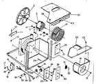 Kenmore 25371231 electrical system & air handling parts diagram
