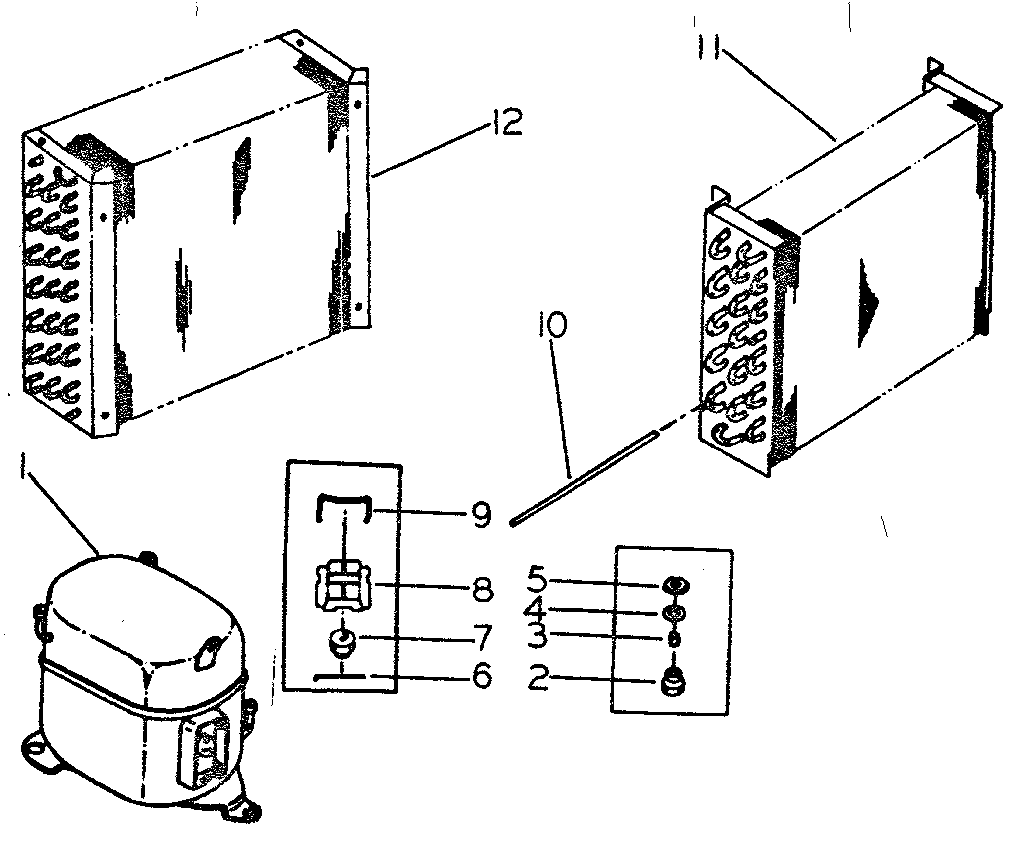 Refrigeration system parts