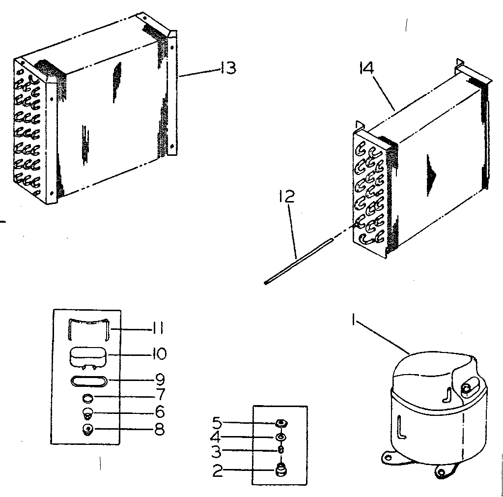 Refrigeration system parts