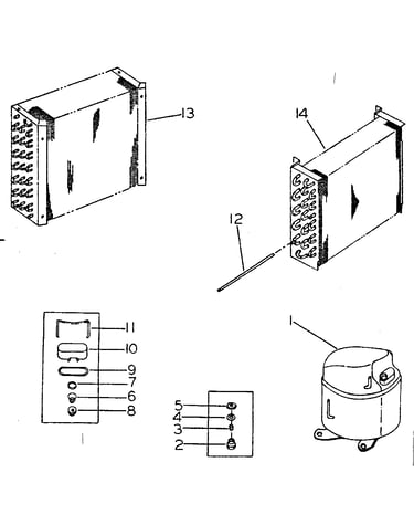 Refrigeration system parts