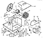 Kenmore 25371271 electrical system & air handling parts diagram