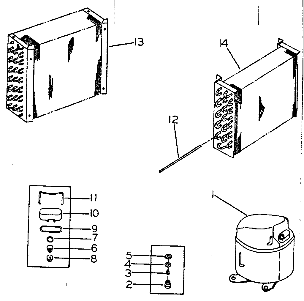 Refrigeration system parts