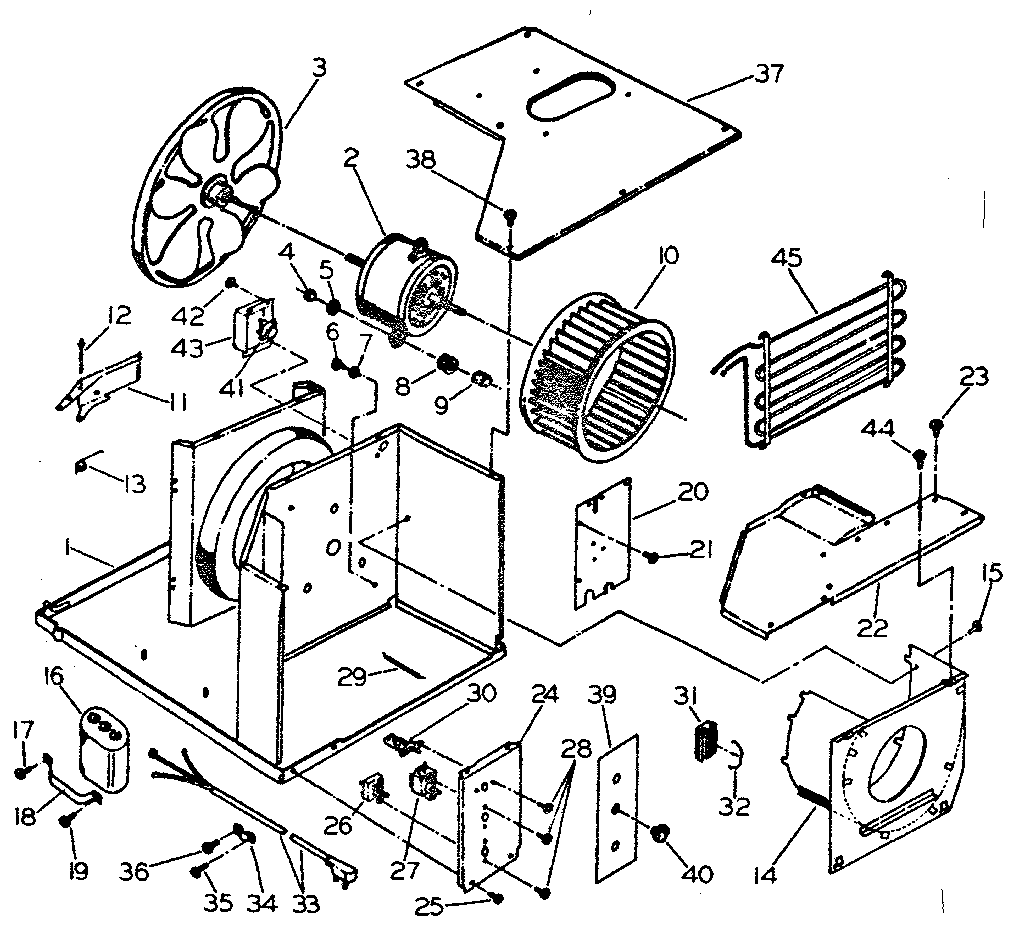 Electrical system & air handling parts