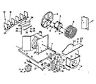 Kenmore 25372141 electrical system & air handling parts diagram