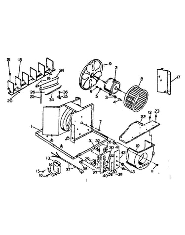 Electrical system & air handling parts