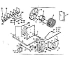 Kenmore 25372190 electrical system & air handling parts diagram
