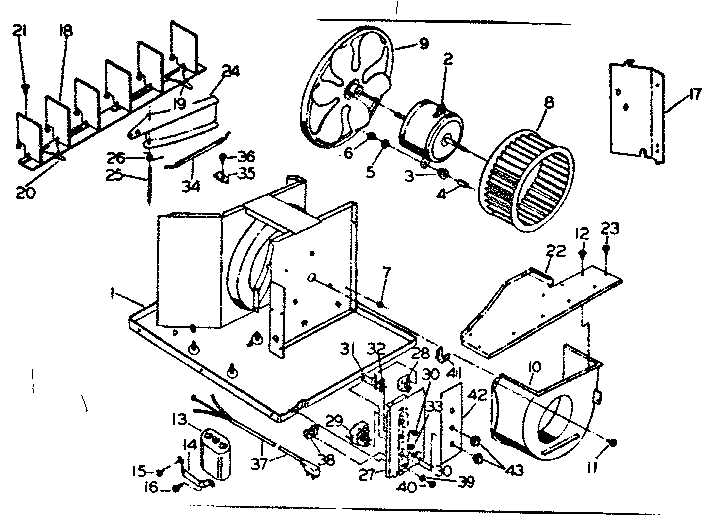 Electrical system & air handling parts