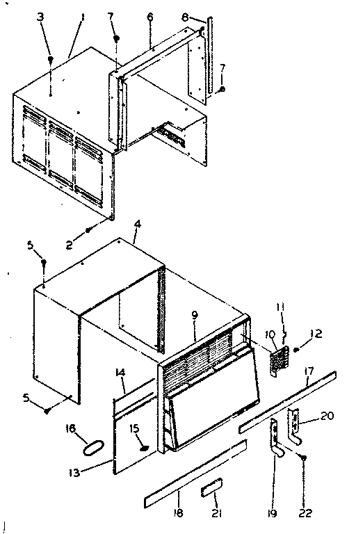 Cabinet & installation parts
