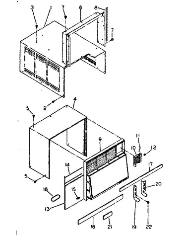 Cabinet & installation parts