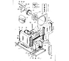 Kenmore 25372310 refrigerating system & air handling parts diagram