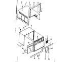 Kenmore 25372311 cabinet & installation parts diagram