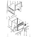 Kenmore 25372311 cabinet & installation parts diagram