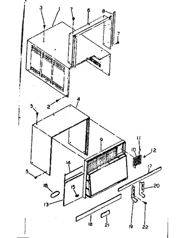 Cabinet & installation parts