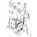Kenmore 25372311 refrigerating system & air handling parts diagram
