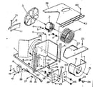 Kenmore 25372870 electrical system & air handling parts diagram