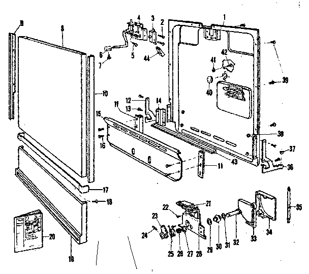 Door and access panel
