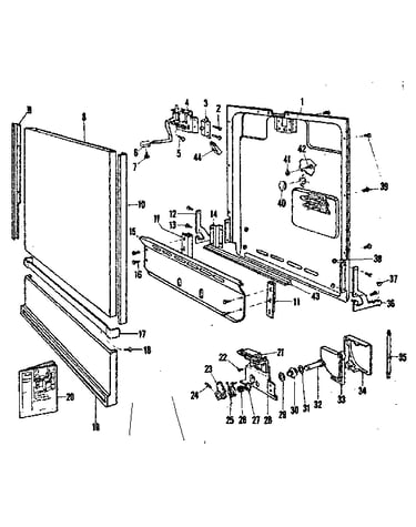 Door and access panel