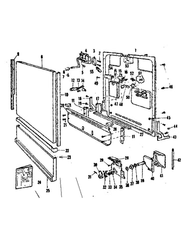 Door and access panel