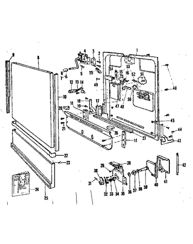 Door and access panel
