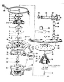 Motor, heater, and spray arm