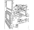 Kenmore 587720711 door and access panel diagram