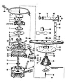 Motor, heater, and spray arm