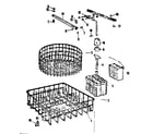 Kenmore 587720711 rack assembly diagram