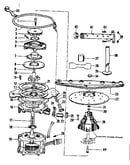 Motor, heater, and spray arm