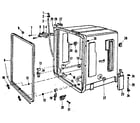 Kenmore 587721200 tub diagram